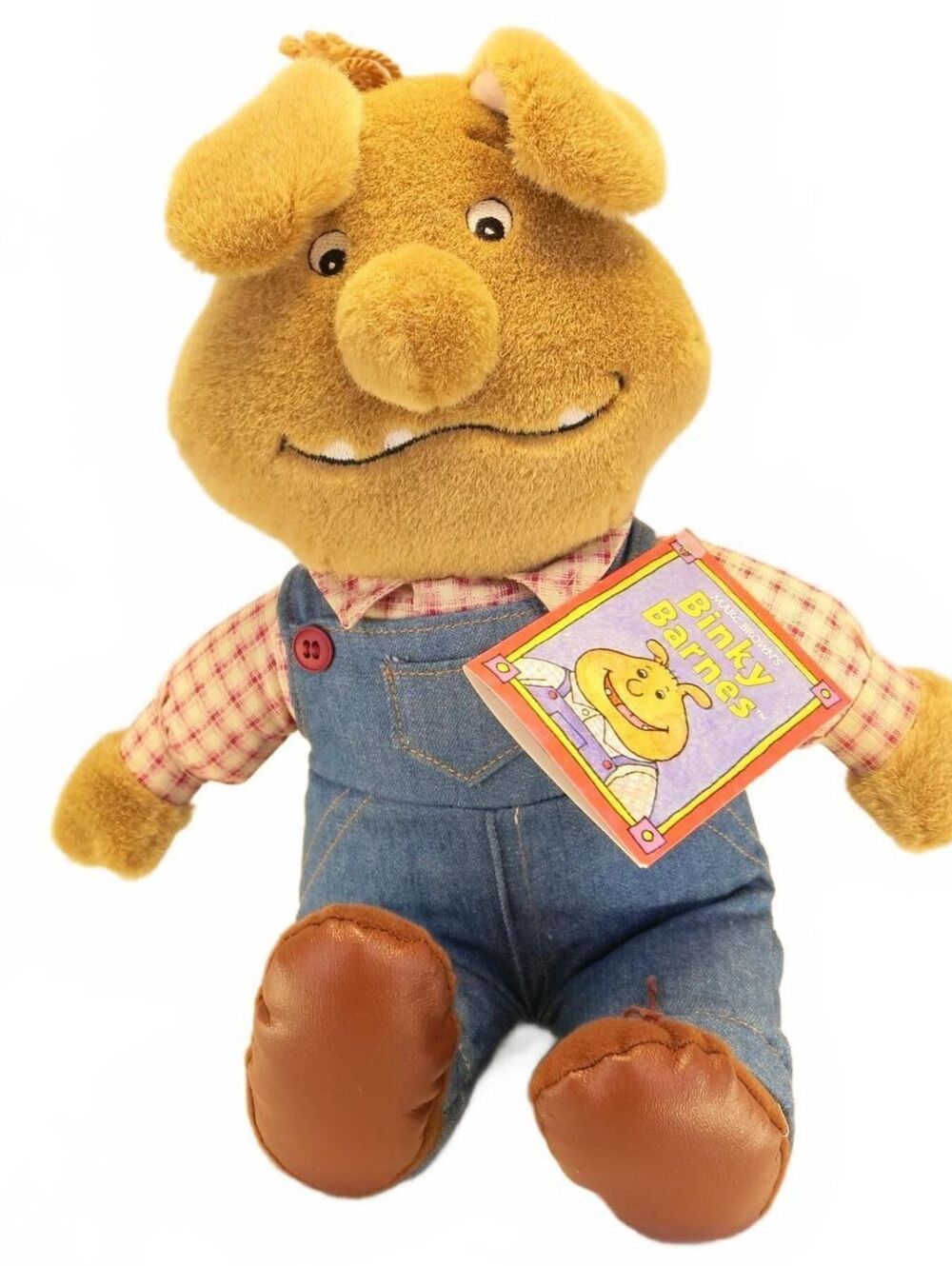 Binky Barnes Eden Plush Arthur Show Marc Brown Stuffed Animal Toy PBS Tags 1999
